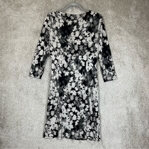 Lauren Ralph Lauren Black and White Floral Dress